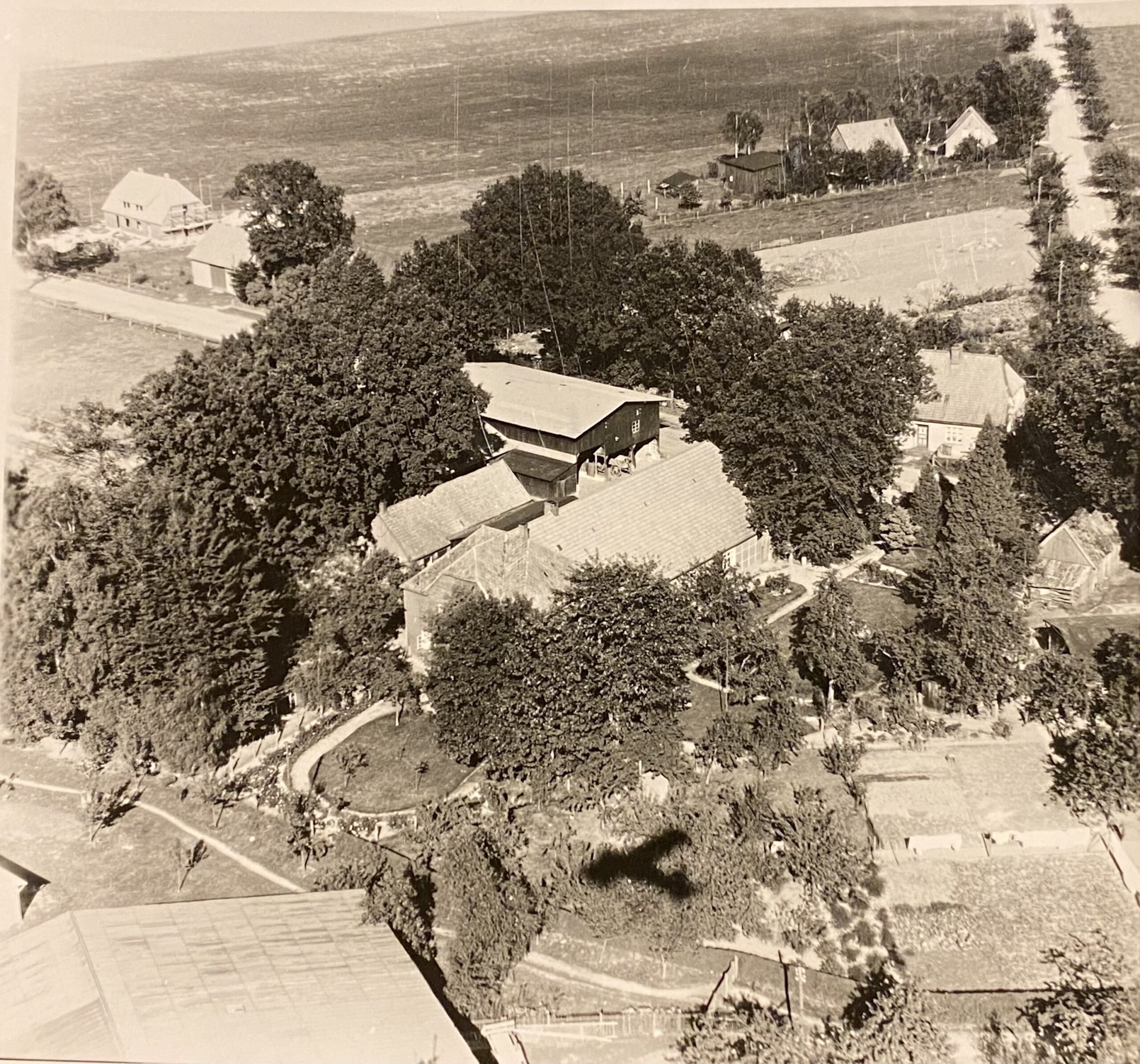 Evendorf Dorfstraße / Schulweg Luftbild