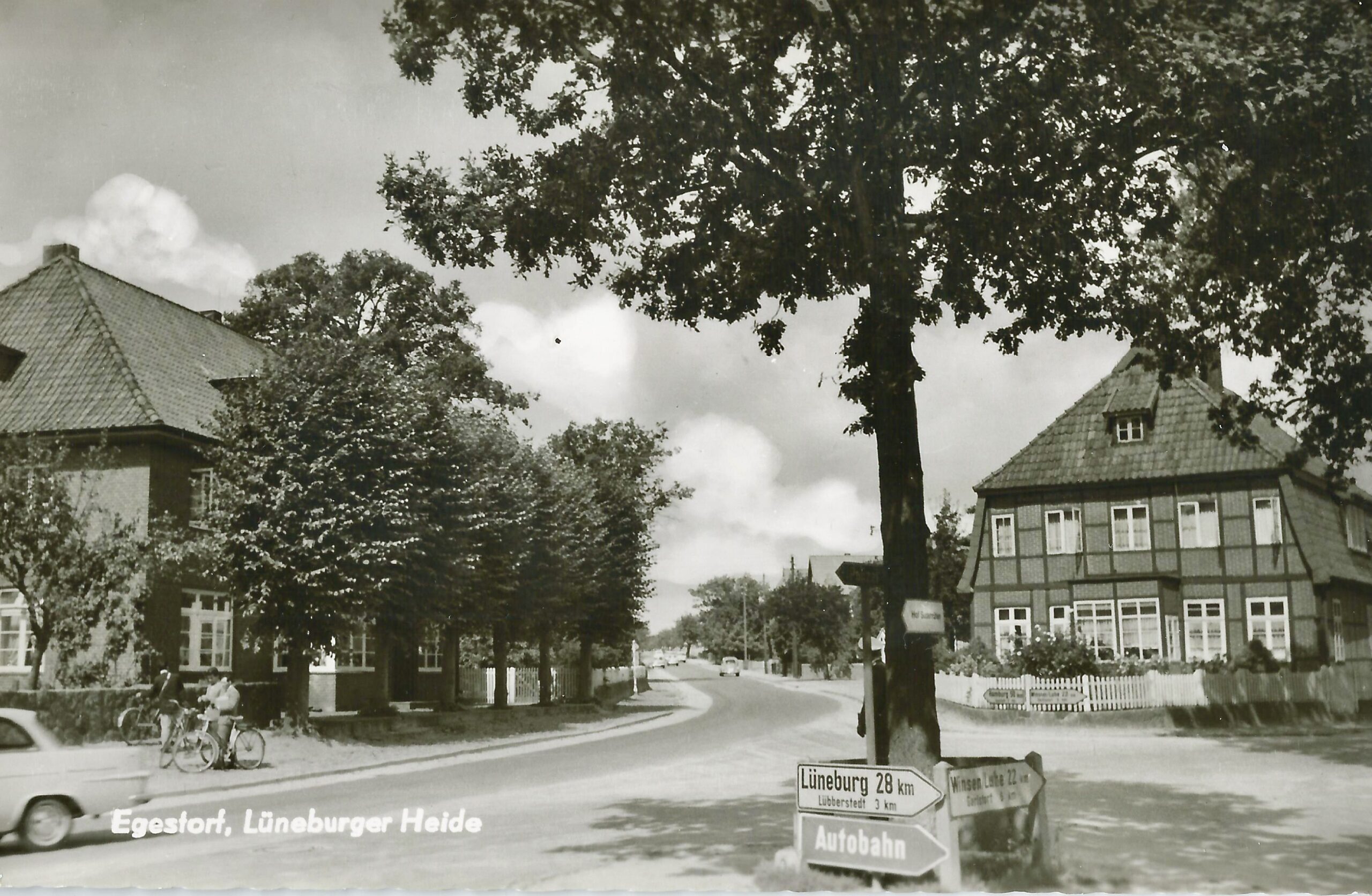 Die Kreuzung in der Mitte von Egestorf